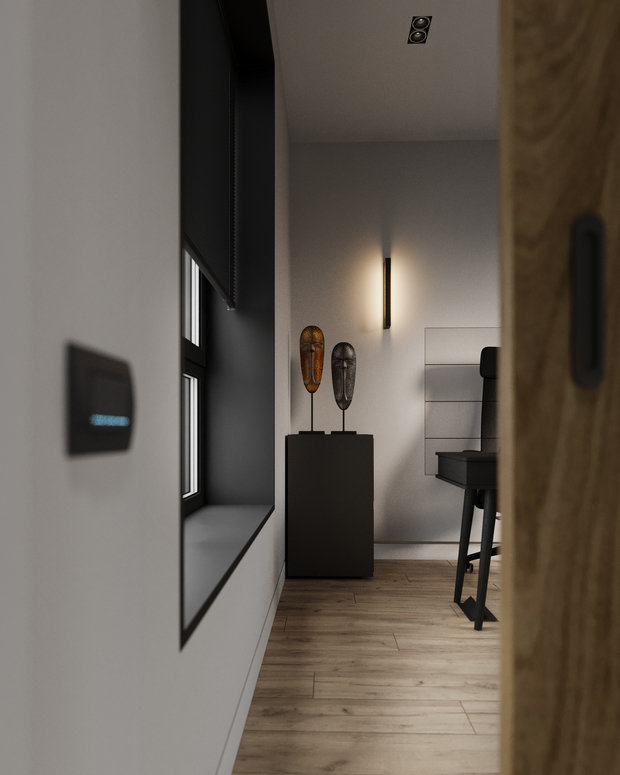 Фото из портфолио Black nord forest – фотографии дизайна интерьеров на INMYROOM