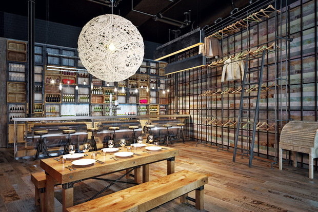 Фото из портфолио Коммерческие интерьеры, офисы, рестораны – фотографии дизайна интерьеров на INMYROOM