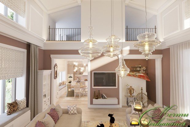 Фото из портфолио Интерьер дома с богатой историей – фотографии дизайна интерьеров на INMYROOM