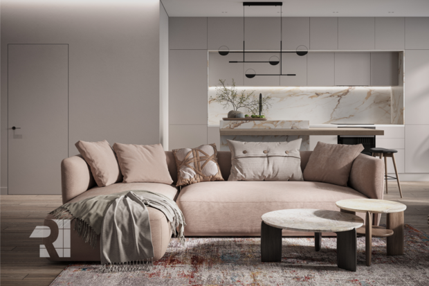 Фото из портфолио Квартира в стиле Джапанди – фотографии дизайна интерьеров на INMYROOM
