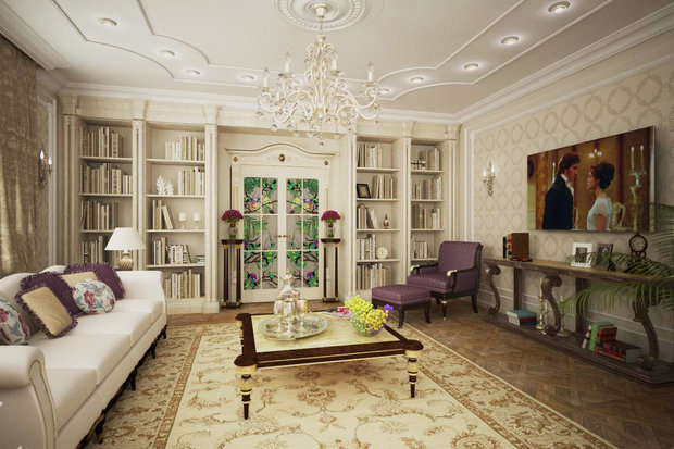 Фото из портфолио Загородный дом в поселке "Павлово", 1000 м2 – фотографии дизайна интерьеров на INMYROOM