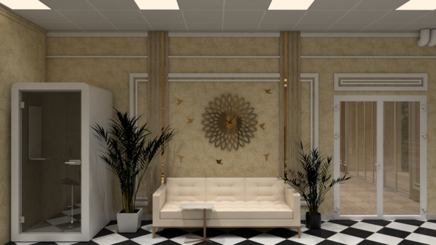 Фото из портфолио Комнаты отдыха и общения, санузлы в офисном помещении, г.Москва – фотографии дизайна интерьеров на INMYROOM