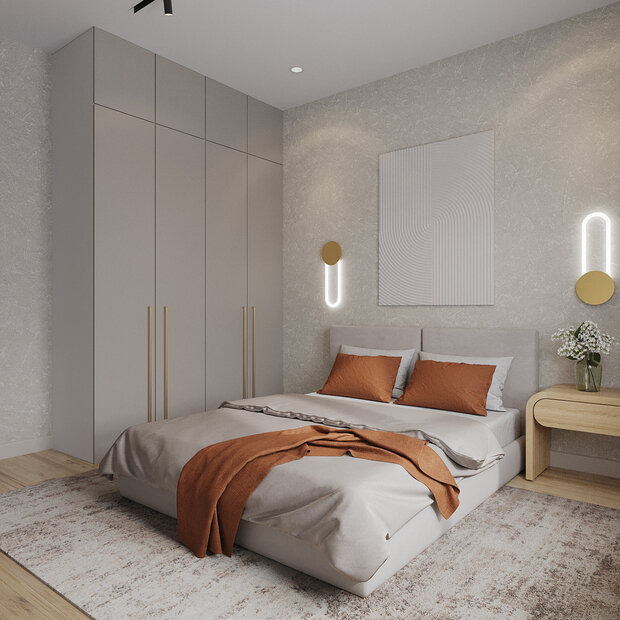 Фото из портфолио Квартира для девушки в Ханты-Мансийске – фотографии дизайна интерьеров на INMYROOM