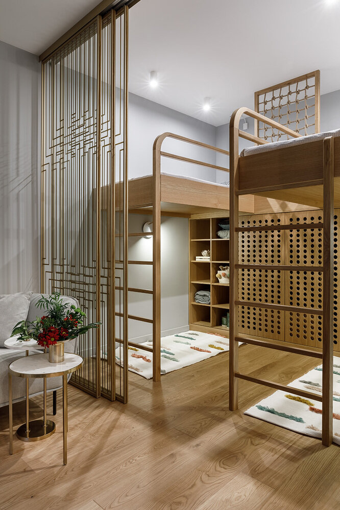 Фотография: Детская в стиле Современный, Малогабаритная квартира, Квартира, Студия, Проект недели, Санкт-Петербург, Кирпичный дом, 40-60 метров, Interior Design by Margo, Маргарита Мережнюк – фото на INMYROOM