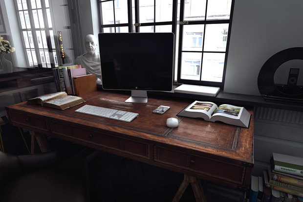 Фотография: Офис в стиле Эклектика, Квартира, Дома и квартиры, Проект недели – фото на INMYROOM