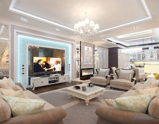 Фото из портфолио Трехкомнатная квартира 140 кв. м в Москве, классический стиль – фотографии дизайна интерьеров на INMYROOM