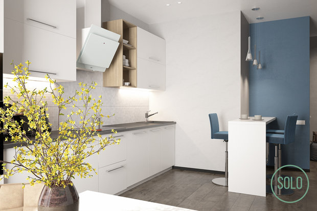 Фото из портфолио White&Blue – фотографии дизайна интерьеров на INMYROOM