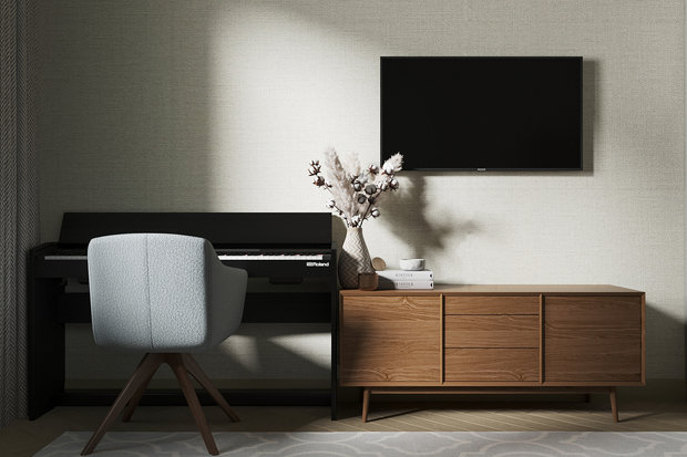 Фото из портфолио Гостиная с яркими акцентами – фотографии дизайна интерьеров на INMYROOM