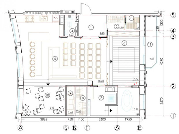 Фото из портфолио Однокомнатная квартира-трансформер – фотографии дизайна интерьеров на INMYROOM