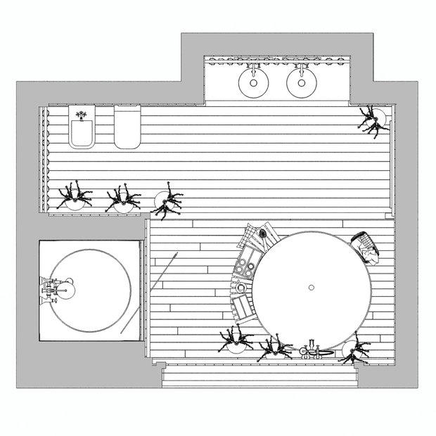 Фотография: Планировки в стиле , Ванная, Интерьер комнат, Проект недели – фото на INMYROOM