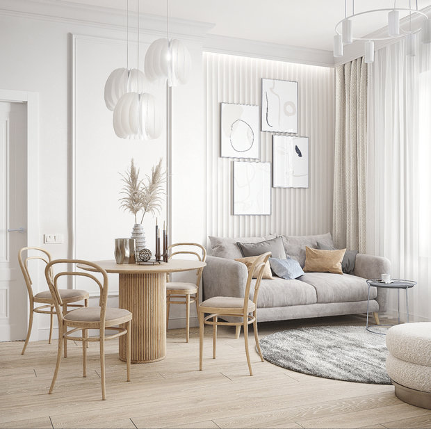 Фото из портфолио Кухня-гостиная – фотографии дизайна интерьеров на INMYROOM