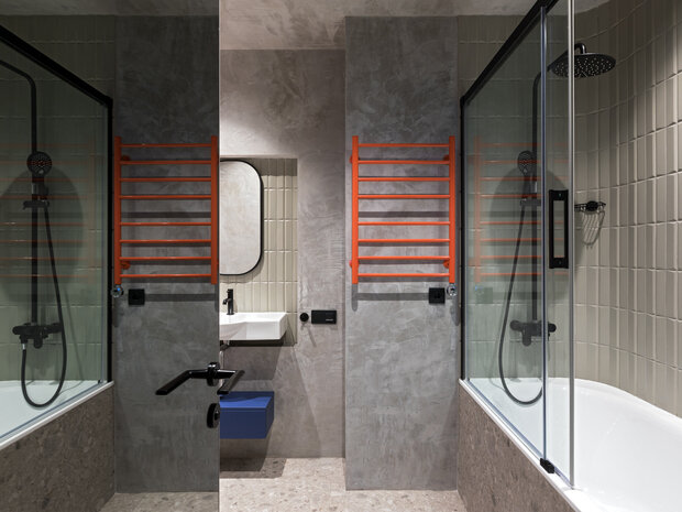 Фотография: Ванная в стиле Лофт, Современный, Эклектика, Квартира, Проект дня, Беларусь, Минск, 3 комнаты, 60-90 метров, Винтажный, Dizzo Design – фото на INMYROOM