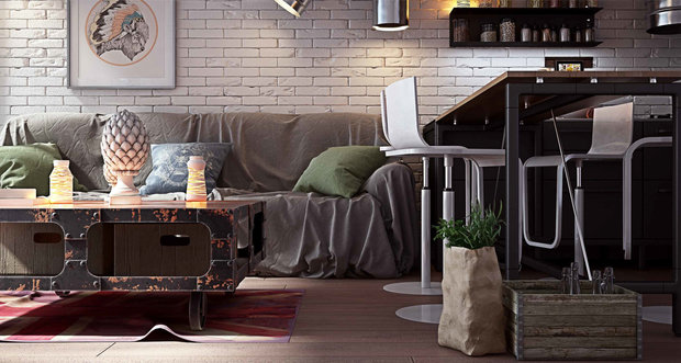 Фото из портфолио Кухня-гостиная – фотографии дизайна интерьеров на INMYROOM