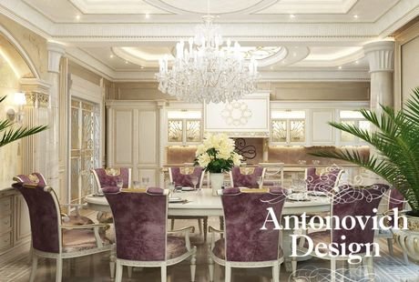 Дизайн интерьера столовой от Antonovich Design