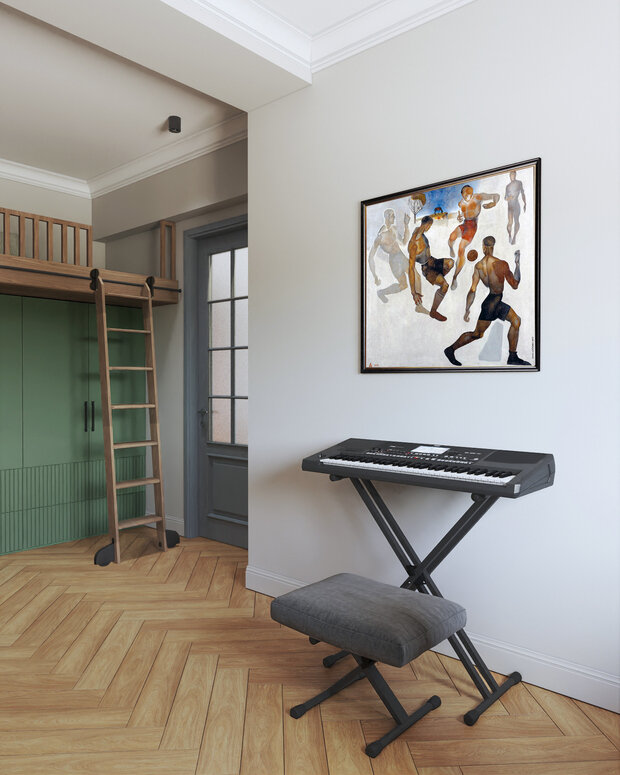 Фотография: Детская в стиле Современный, Эклектика, Квартира, Проект дня, Москва, Сталинка, 4 и больше, 60-90 метров, Марина Ярмаркина – фото на INMYROOM