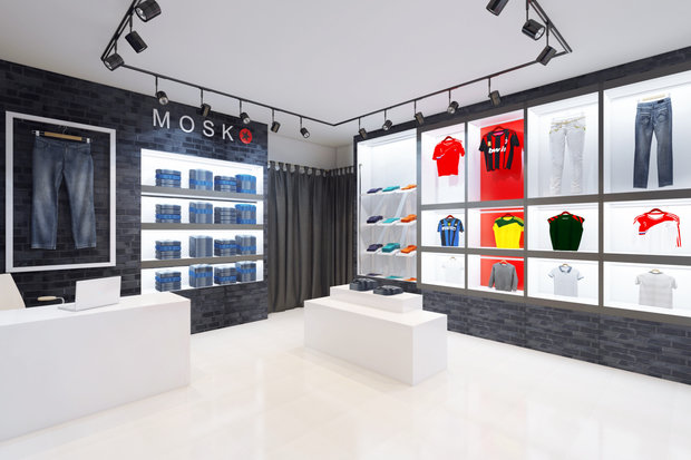 Фото из портфолио Бутик Mosca Jeans – фотографии дизайна интерьеров на INMYROOM