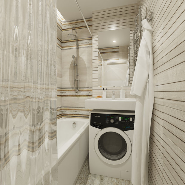 Фото из портфолио Улица Беляева, 56 м2 – фотографии дизайна интерьеров на INMYROOM