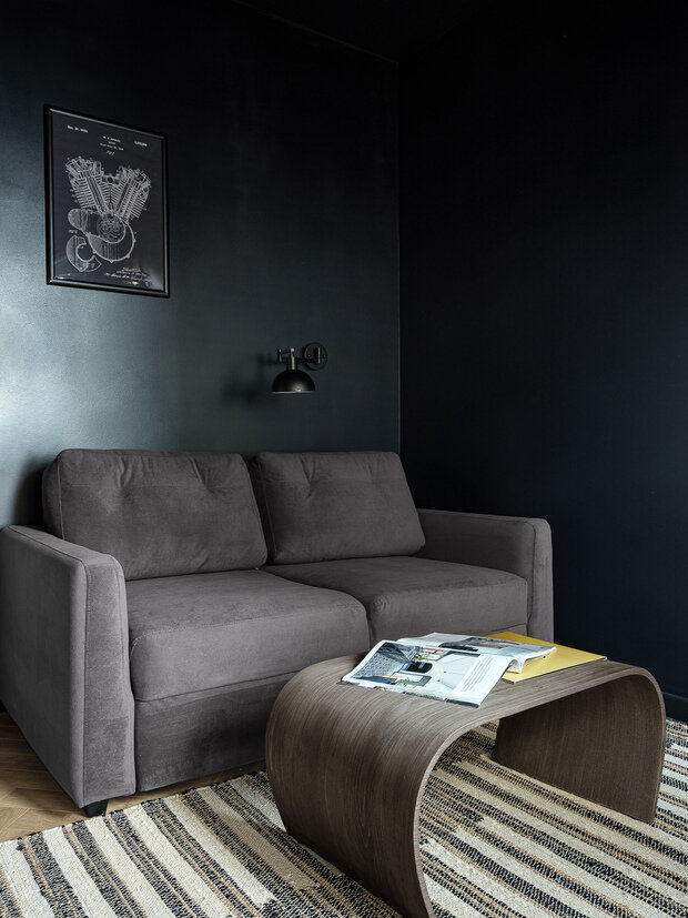 Фотография: Кабинет в стиле Современный, Квартира, Москва, Монолитный дом, 4 и больше, Более 90 метров, Эксклюзивные проекты, ЖК «Holland Park», минимализм с элементами современного дизайна, Татьяна Казьмина – фото на INMYROOM