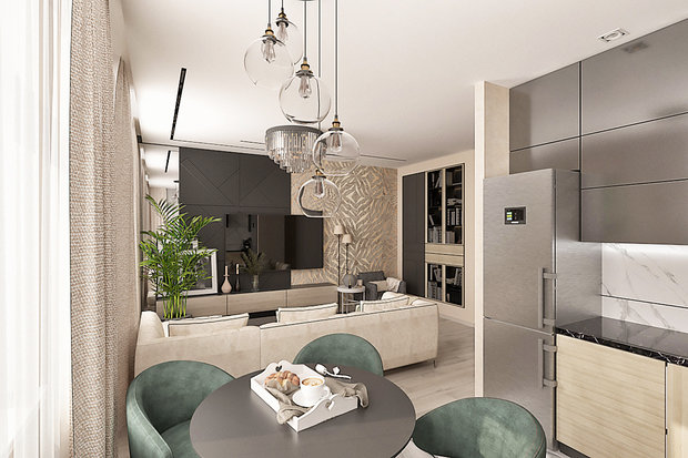 Фото из портфолио ЖК Рассказово 71м.кв – фотографии дизайна интерьеров на INMYROOM