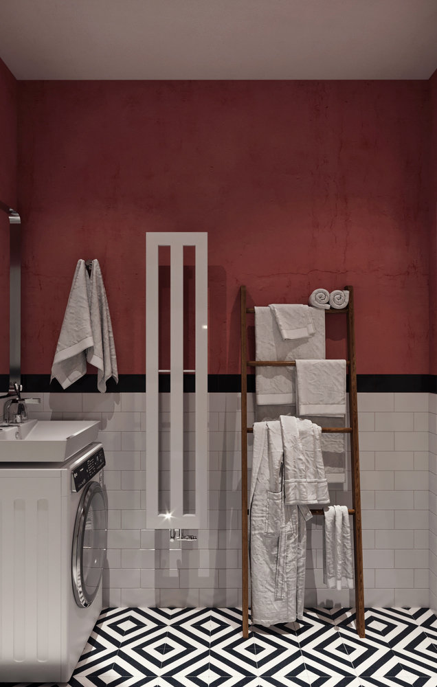 Фотография: Ванная в стиле Скандинавский, Малогабаритная квартира, Квартира, Студия, Проект недели, Москва, Монолитный дом, до 40 метров, Anova Interior Design – фото на INMYROOM