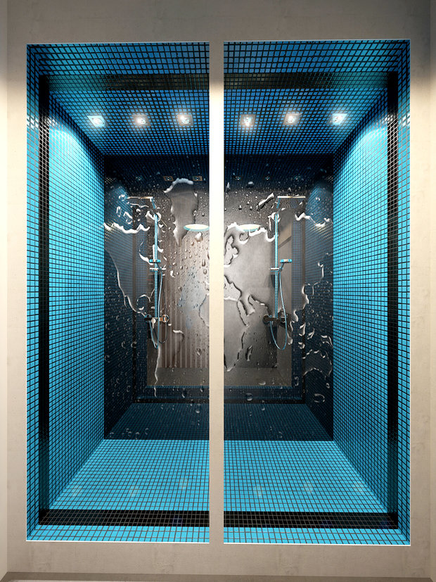 Фото из портфолио Раздевалки в штаб-квартире Eforb – фотографии дизайна интерьеров на INMYROOM