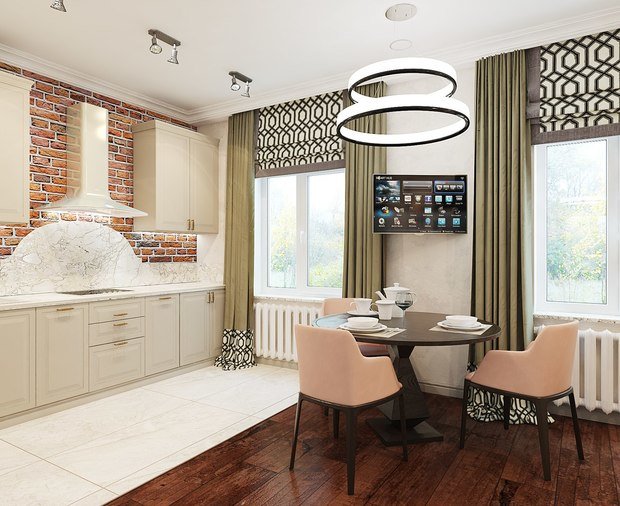 Фото из портфолио Интерьер с камином – фотографии дизайна интерьеров на INMYROOM