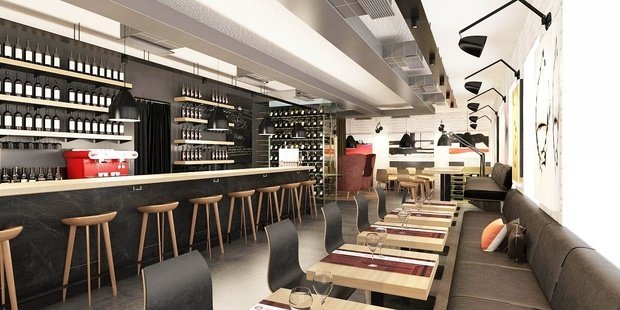 Фото из портфолио VINOSTUDIA ВИННЫЙ БАР-РЕСТОРАН НА КОНЮШЕННОЙ – фотографии дизайна интерьеров на INMYROOM
