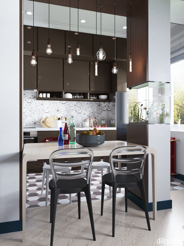 Фото из портфолио СИНИЙ АККОРД - квартира 56 м2 – фотографии дизайна интерьеров на InMyRoom.ru