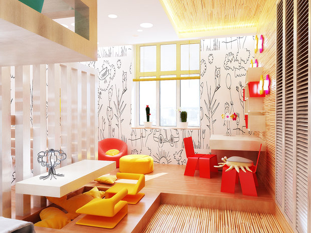 Фото из портфолио Концепт-идея интерьеров пентхауса – фотографии дизайна интерьеров на INMYROOM