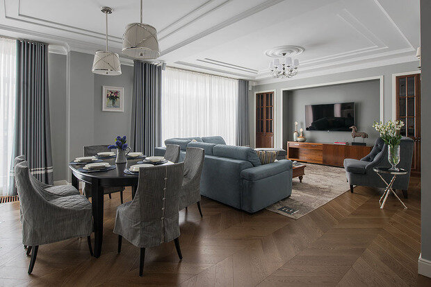 Фото из портфолио Квартира в Парадном Квартале – фотографии дизайна интерьеров на INMYROOM