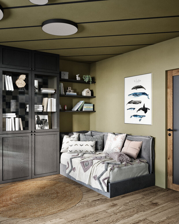 Фотография: Детская в стиле Лофт, Современный, Эклектика, Квартира, Проект недели, Санкт-Петербург, Макс Жуков, ToTaste Studio, 4 и больше, Более 90 метров, Монолитно-кирпичный – фото на INMYROOM