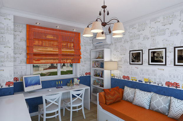 Фото из портфолио 02 Студия в легкой классике – фотографии дизайна интерьеров на INMYROOM