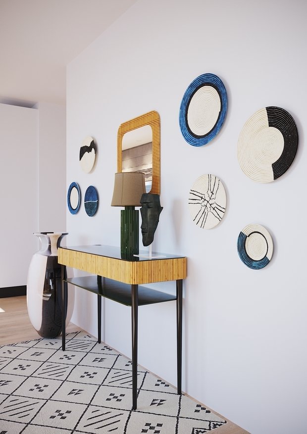 Фото из портфолио Проект квариры "Этно мотивы" г. Москва – фотографии дизайна интерьеров на INMYROOM