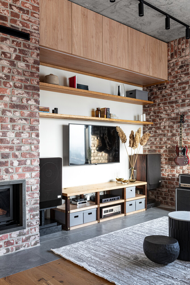 Фотография: Гостиная в стиле Лофт, Кухня и столовая, Квартира, Проект недели, Москва, Наталья Яшузакова – фото на INMYROOM Фотография: Гостиная в стиле Лофт, Кухня и столовая, Квартира, Проект недели, Москва, Наталья Яшузакова – фото на INMYROOM