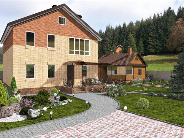 Фото из портфолио Ландшафтный проект в поселке Жареный Бугор – фотографии дизайна интерьеров на INMYROOM