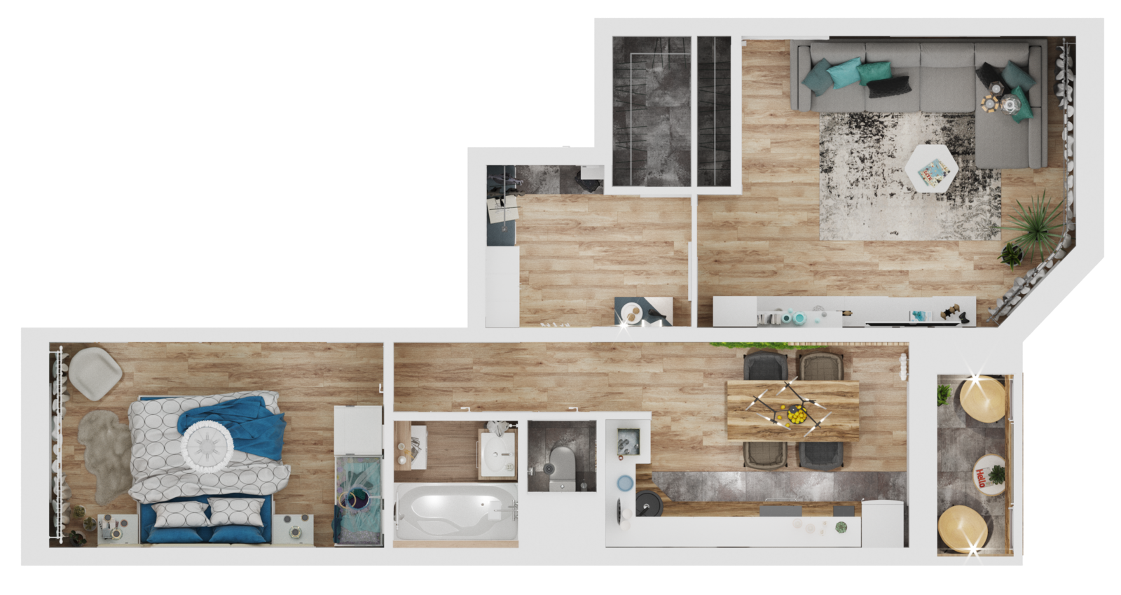 Фотография: Планировки в стиле , Квартира, Проект недели, Эко, Красногорск, Панельный дом, 2 комнаты, 60-90 метров, Татьяна Крыгина, КПД-4570 – фото на INMYROOM Фотография: Планировки в стиле , Квартира, Проект недели, Эко, Красногорск, Панельный дом, 2 комнаты, 60-90 метров, Татьяна Крыгина, КПД-4570 – фото на INMYROOM