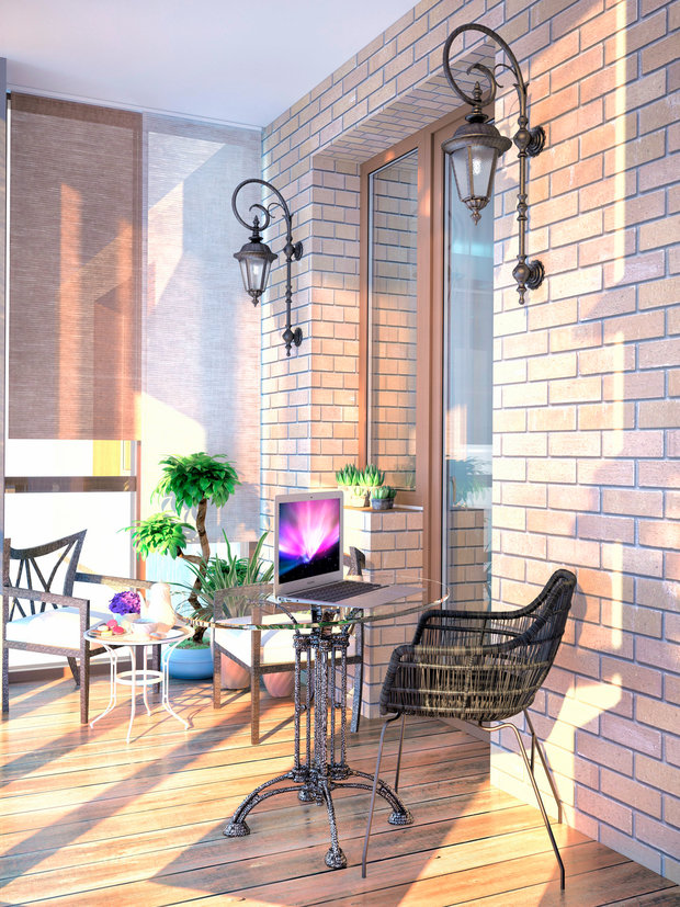 Фотография: Балкон, Терраса в стиле Современный, Декор интерьера, Квартира, Дома и квартиры, Проект недели, SLV – фото на INMYROOM