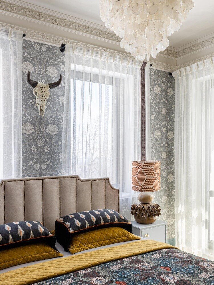 Фотография: Спальня в стиле Классический, Современный, Эклектика, Квартира, Проект дня, 3 комнаты, 60-90 метров, Уфа, Анастасия Стрижова – фото на INMYROOM Фотография: Спальня в стиле Классический, Современный, Эклектика, Квартира, Проект дня, 3 комнаты, 60-90 метров, Уфа, Анастасия Стрижова – фото на INMYROOM