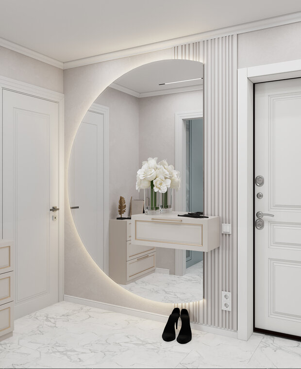 Фото из портфолио Проект квартиры неоклассика – фотографии дизайна интерьеров на INMYROOM