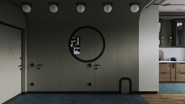 Фотография: Прихожая в стиле Лофт, Эклектика, Квартира, Проект недели, Москва, Макс Жуков, To Taste, 3 комнаты, 60-90 метров – фото на INMYROOM