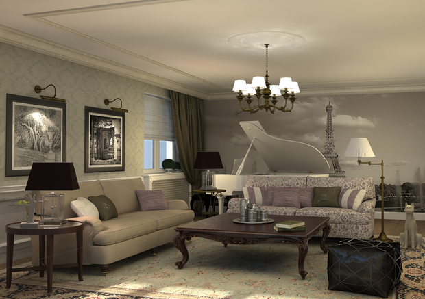 Фото из портфолио Гостиные – фотографии дизайна интерьеров на INMYROOM