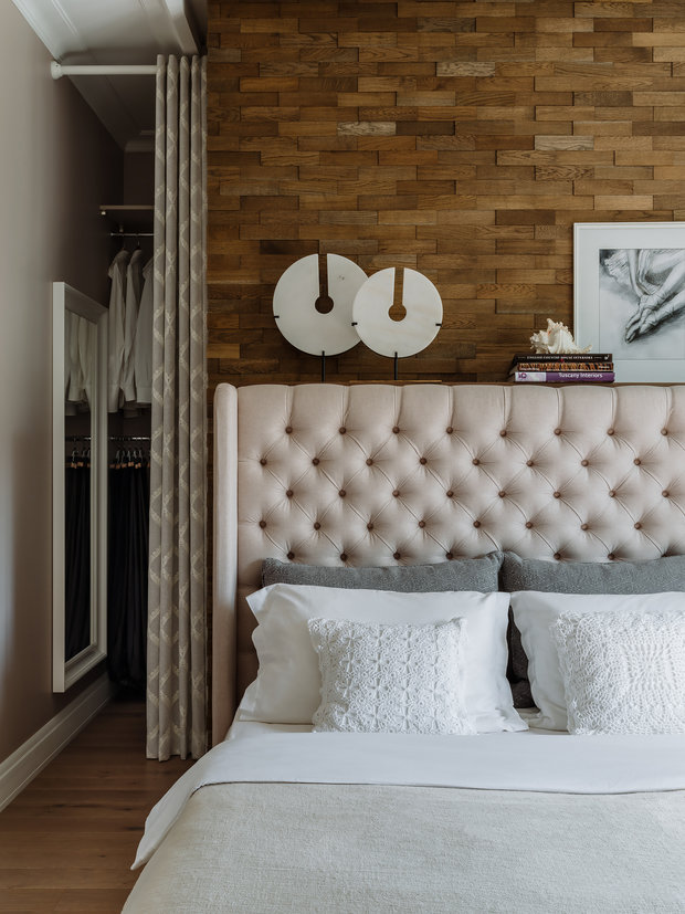 Фотография: Спальня в стиле Современный, Квартира, Проект недели, Москва, 4 и больше, Более 90 метров, Анастасия Краснова – фото на INMYROOM