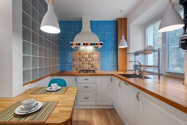 Фотография: Кухня и столовая в стиле Скандинавский, Малогабаритная квартира, Квартира, Студия, Проект недели, Хрущевка, до 40 метров, Солнечногорск – фото на INMYROOM