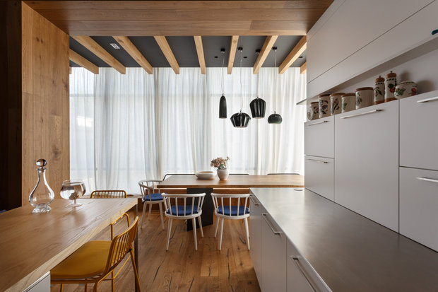 Фотография: Кухня и столовая в стиле Современный, Эко, Квартира, Проект недели, Денис Соколов, SVOYA STUDIO – фото на INMYROOM