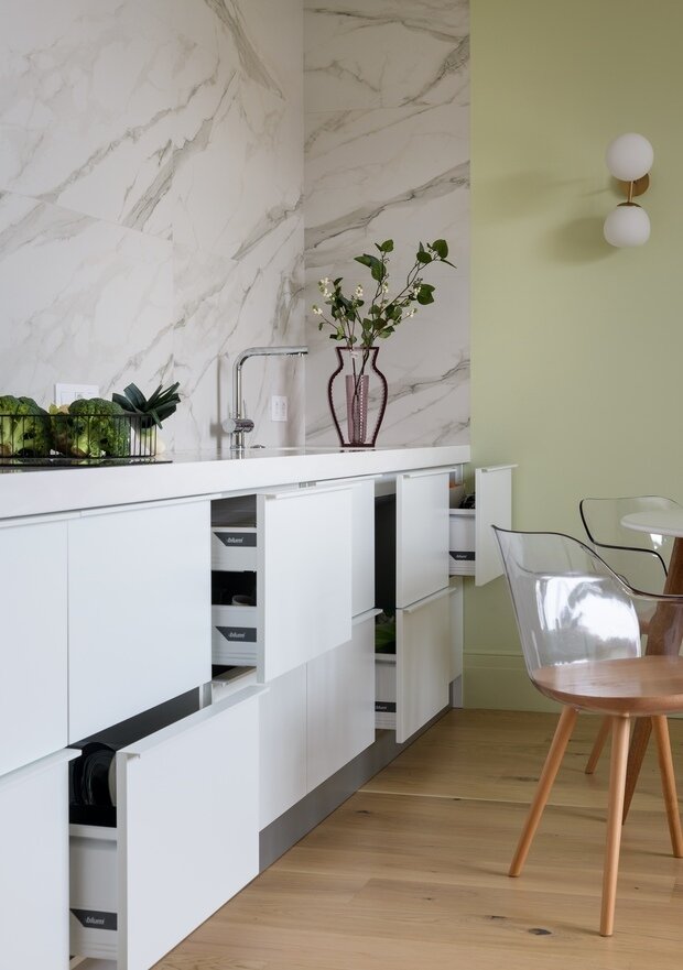 Фотография: Кухня и столовая в стиле Современный, Квартира, Проект недели, Новосибирск, 2 комнаты, 60-90 метров, Boxremont – фото на INMYROOM