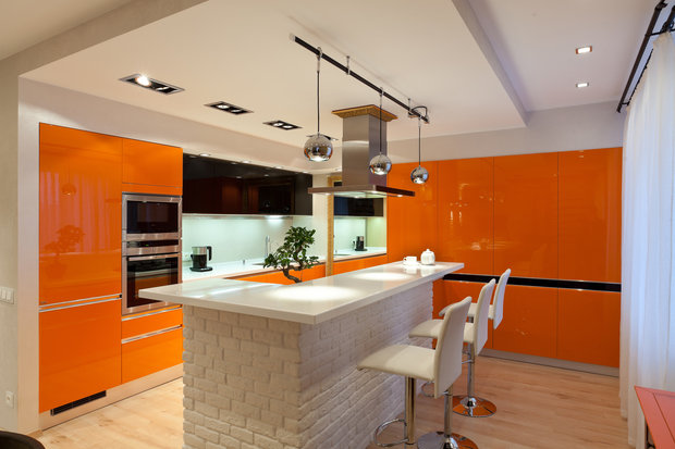 Фото из портфолио Двухуровневая квартира в стиле Лофт – фотографии дизайна интерьеров на INMYROOM