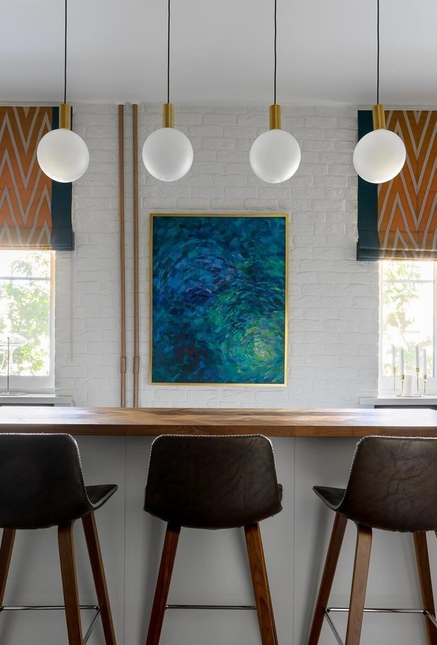 Фотография: Кухня и столовая в стиле Современный, Эклектика, Малогабаритная квартира – фото на INMYROOM