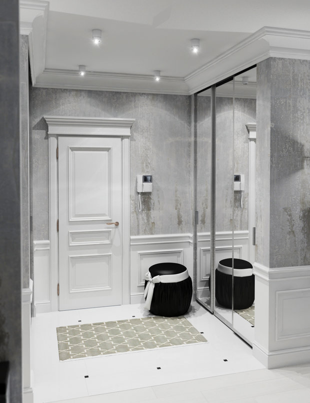 Фото из портфолио Квартира в стиле атр-деко  – фотографии дизайна интерьеров на INMYROOM