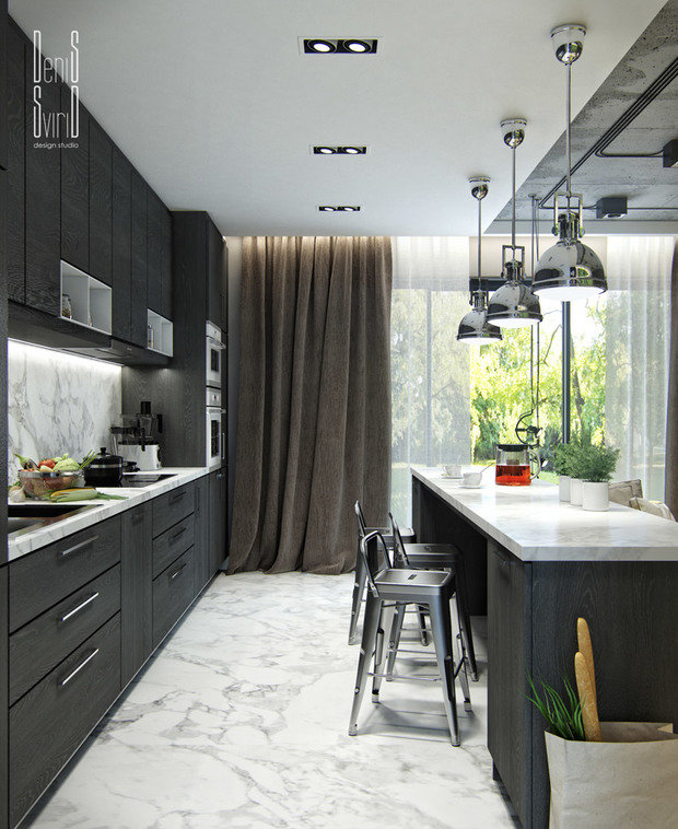 Фото из портфолио City Loft – фотографии дизайна интерьеров на INMYROOM