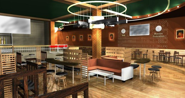 Фото из портфолио ✯ Спорт-бар(РФ) ✯ – фотографии дизайна интерьеров на INMYROOM